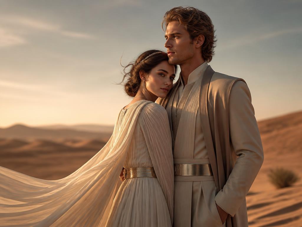 Über den Wolken: Die Macht der Liebe, Wolkenstadt, Tatooine. Mottohochzeit von Kinohochzeiten